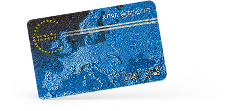 Клубная карта казино «Европа»