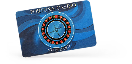 Клубная карта казино «Фортуна»