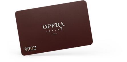 Клубная карта казино «Опера»