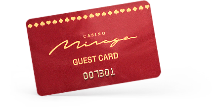 Клубная карта казино «Мираж»