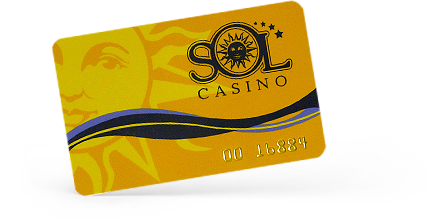 Клубная карта казино «Сол»