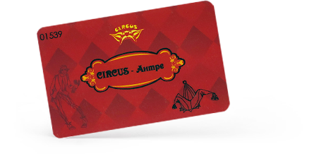 Клубная карта казино «Цирк»