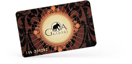 Клубная карта казино «Гоа»