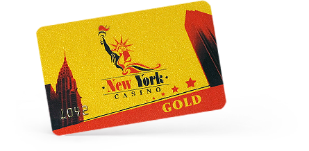 Клубная карта казино «Нью-Йорк»