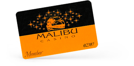 Клубная карта казино «Малибу»