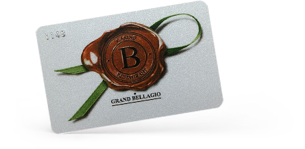 Клубная карта казино «Гранд Белладжио»