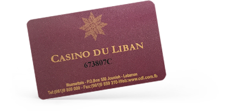 Клубная карта казино «Ду Ливан»