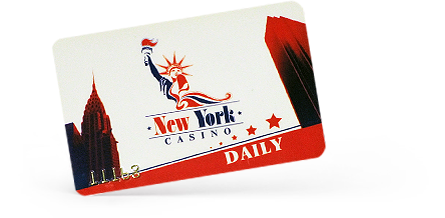 Клубная карта казино «Нью-Йорк»