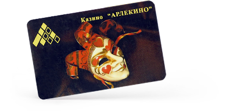 Клубная карта казино «Арлекино»